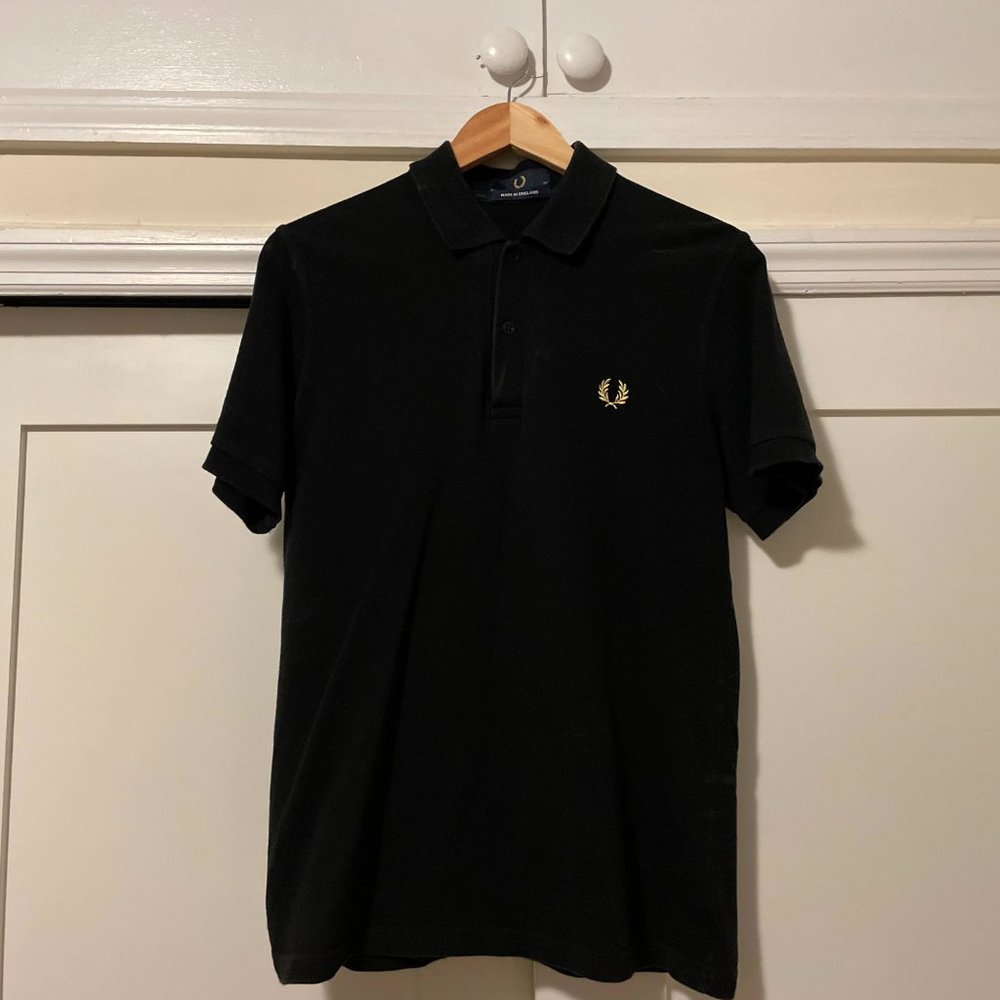 Fred Perry Black Polo (Made in England)